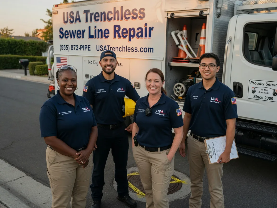 Sewer Line Repair company in Sadler, TX